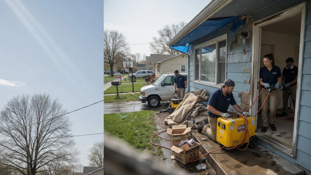 Basement Flood Cleanup in Shelbina, MO near me